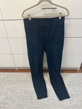 Spanx Women’s Dark Blue Stretch Skinny Jeans Size L